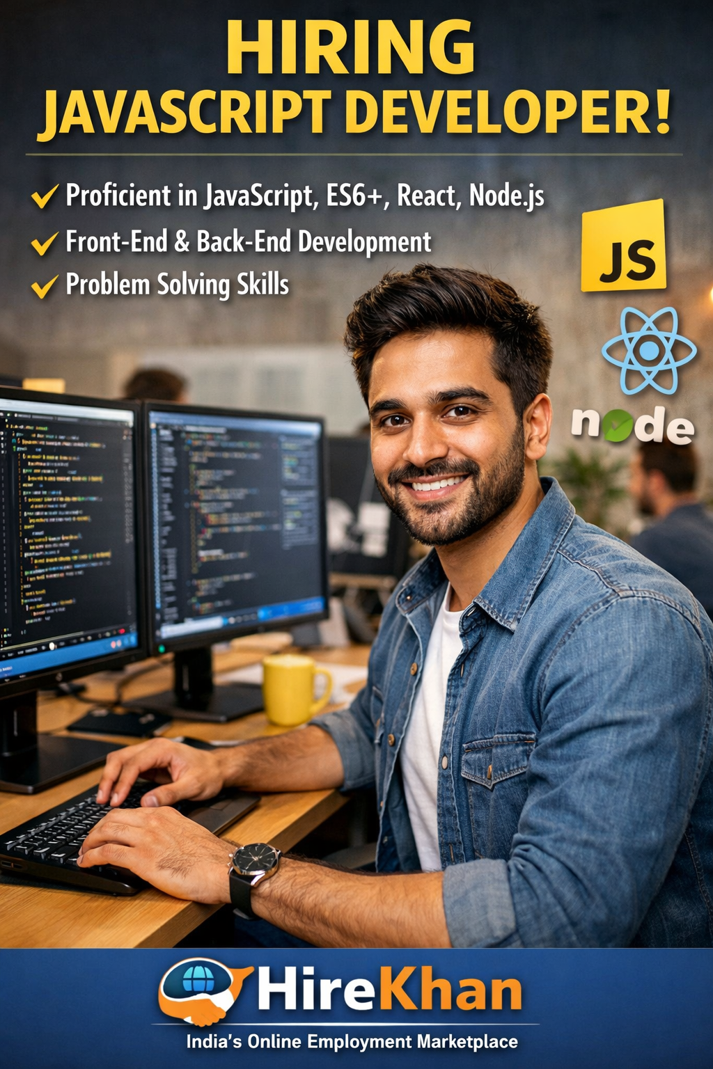 Hire a JavaScript Developer from India Through HireKhan – Scalable ...